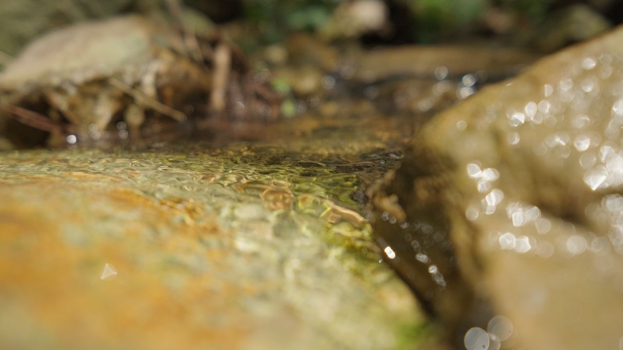 清澈山泉水温泉矿泉水小溪山涧 16