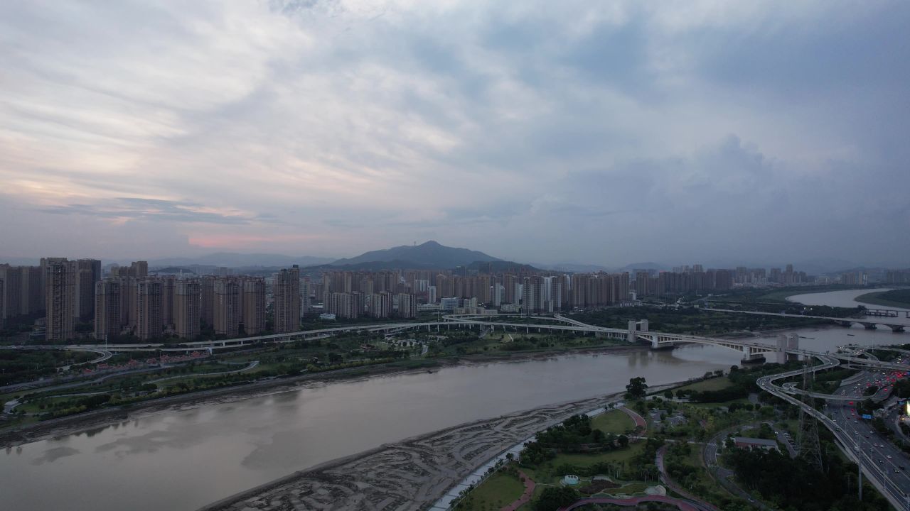 福建泉州城市风光地标建筑航拍