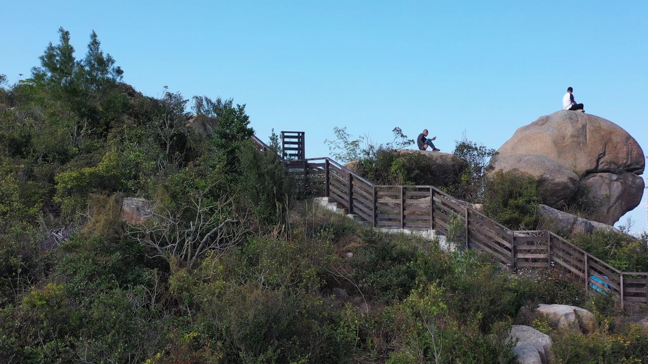 小横琴山湖航拍