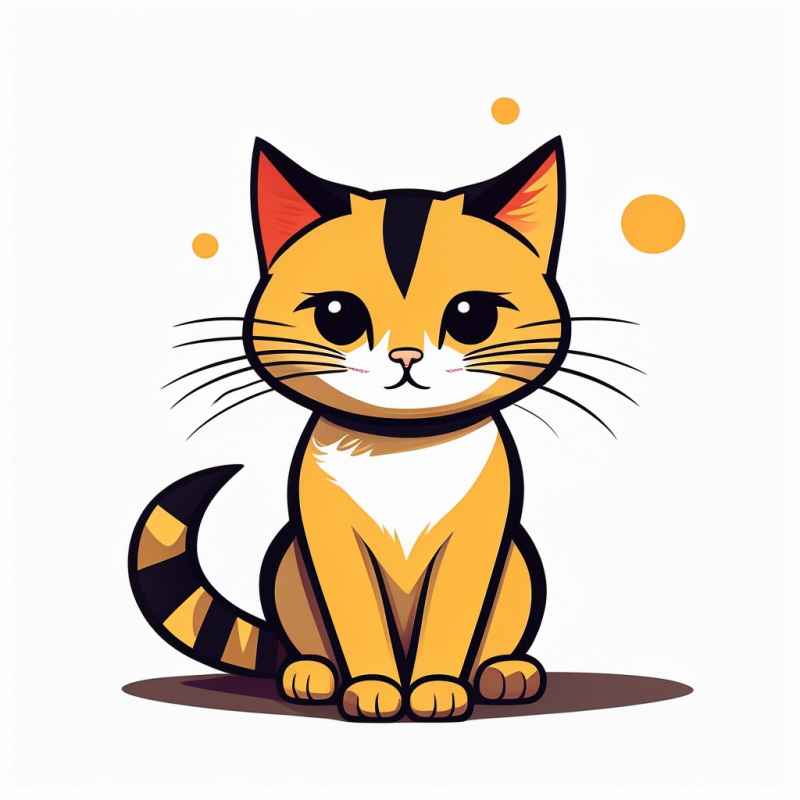 可爱的猫咪独立元素 12