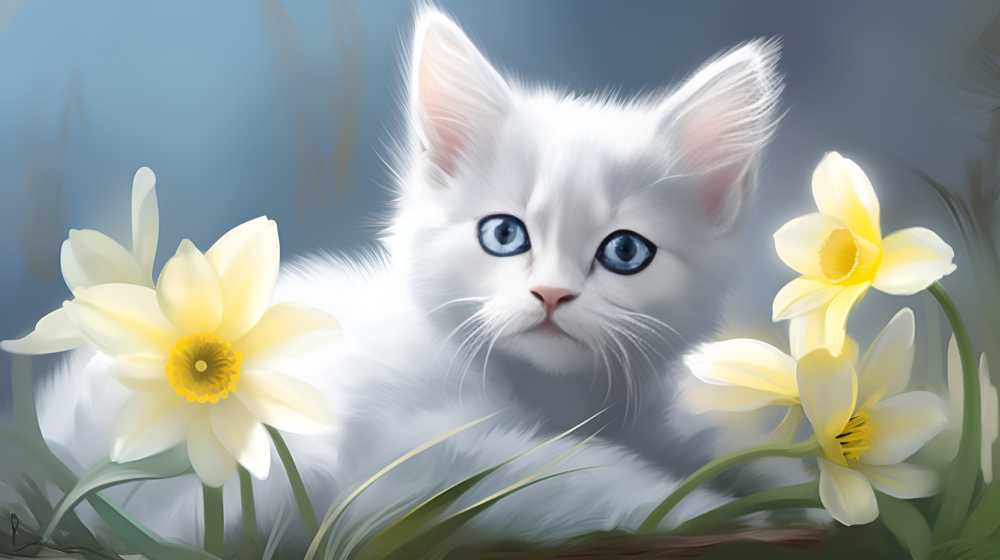 小花与猫嘟嘟