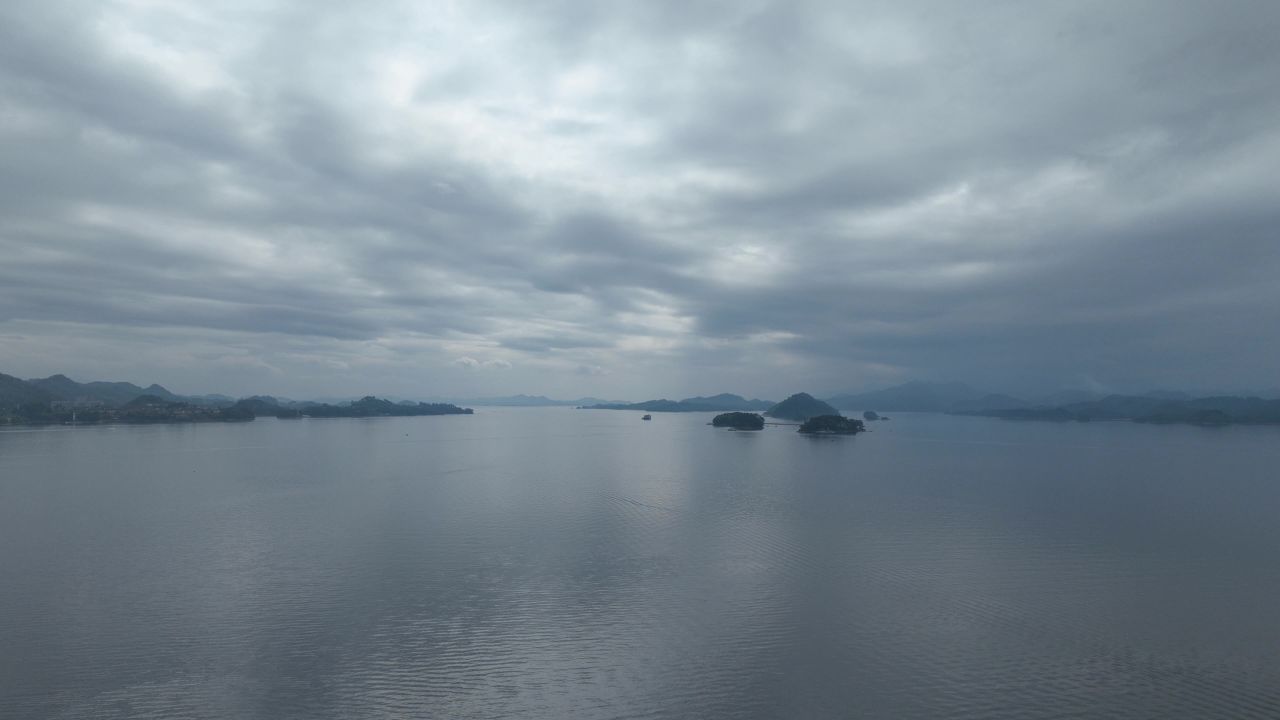 4K延时航拍浙江千岛湖风光 1