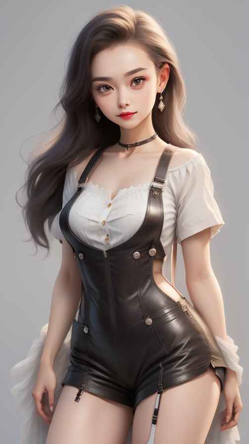吊带美女