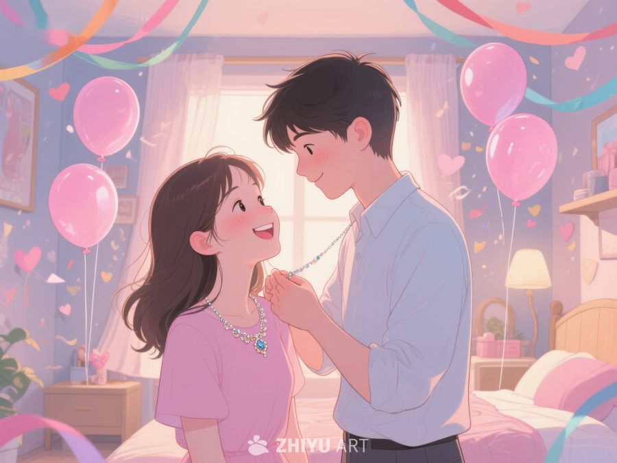 温馨室内，情侣共度甜蜜时光 765