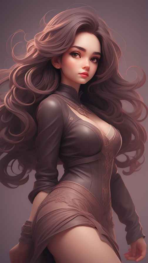 高级感女孩皮衣系列