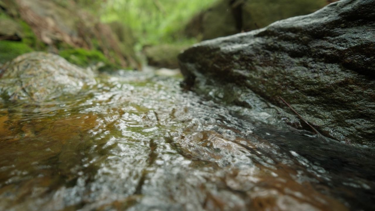 清澈山泉水温泉矿泉水小溪山涧 6