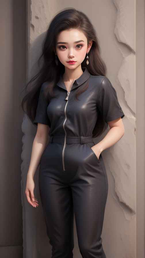 美女身材好看穿什么都好看