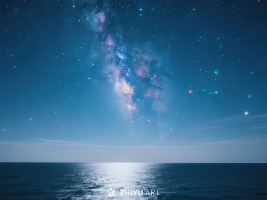 星空下的海洋夜景 183