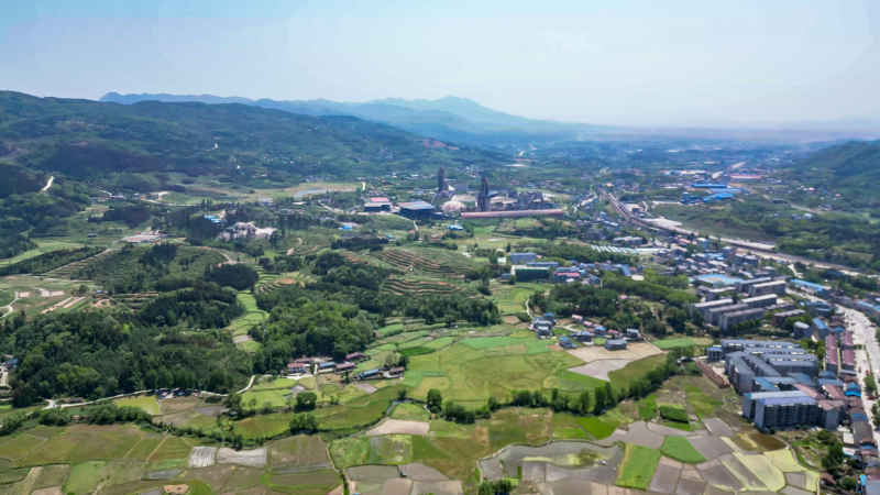 南方美丽乡村田园农田