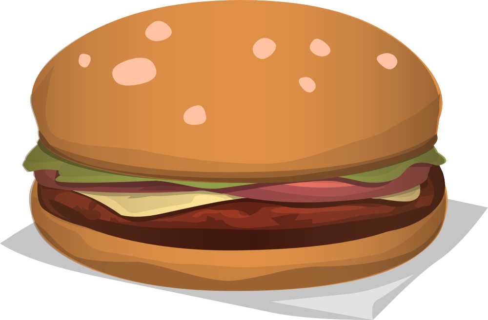 汉堡吉士汉堡午餐晚餐快餐餐厅包子肉餐牛肉