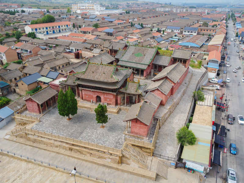 航拍山西晋城古建风光 23