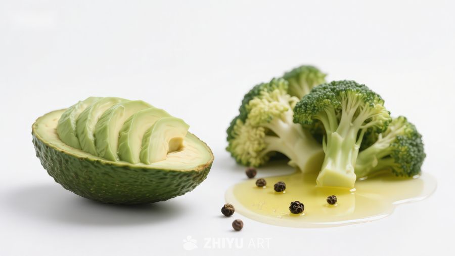牛油果与西兰花的健康搭配