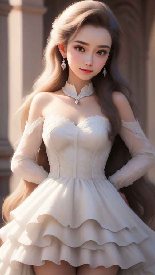 美女身材好看穿什么都好看