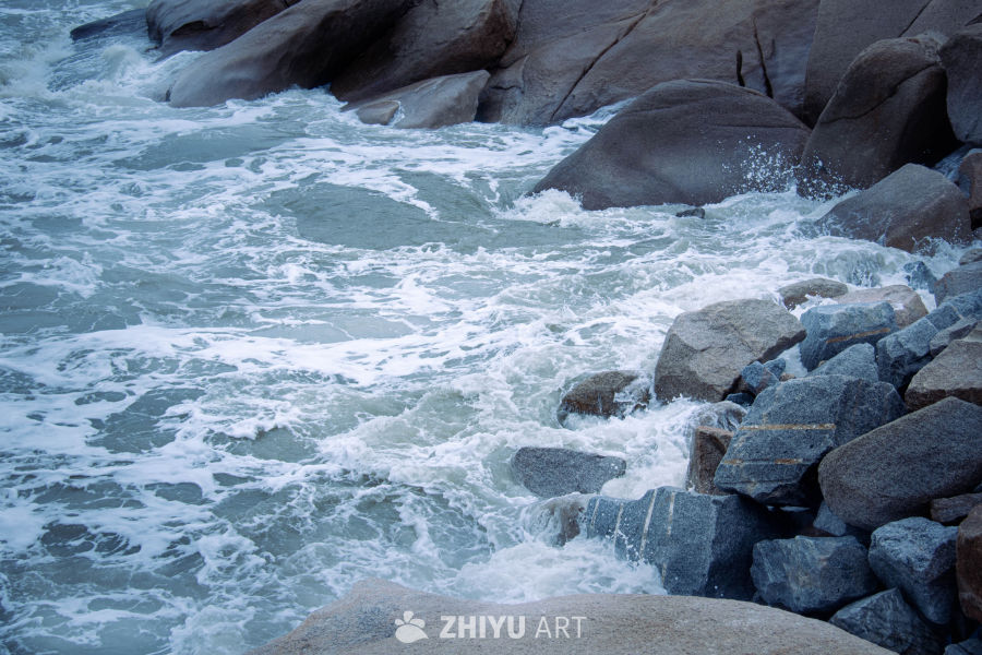 平潭岛的浪花