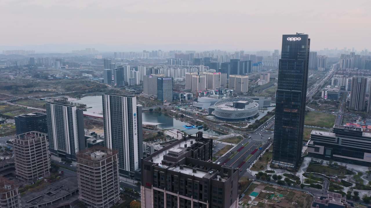 航拍成都天府新区新川创新科技园 1