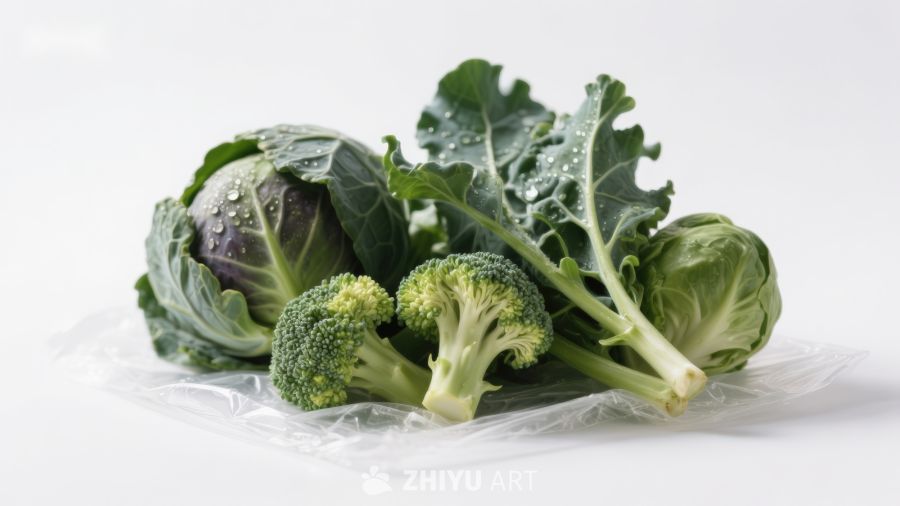 新鲜绿叶蔬菜组合