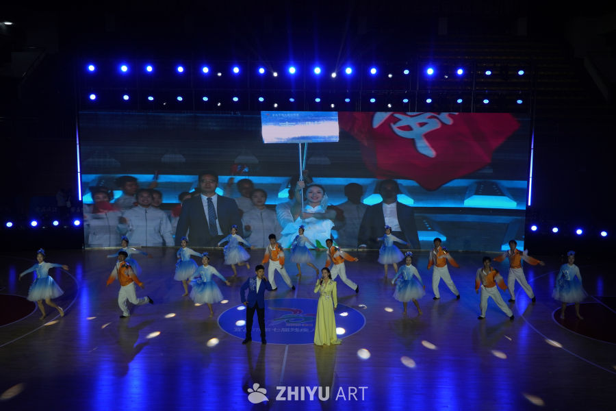 残疾人文艺汇演现场