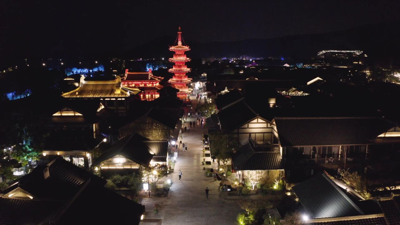 拈花湾夜景航拍