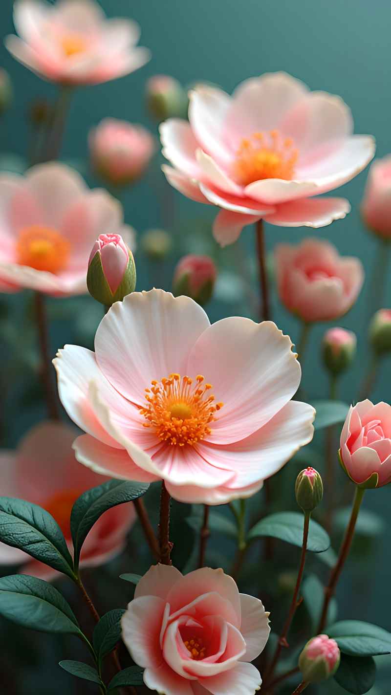 色彩花卉质感，花卉设计未来感十足 6