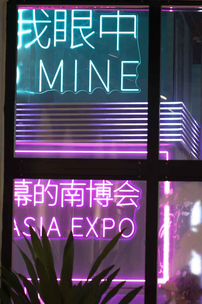 南博会霓虹灯