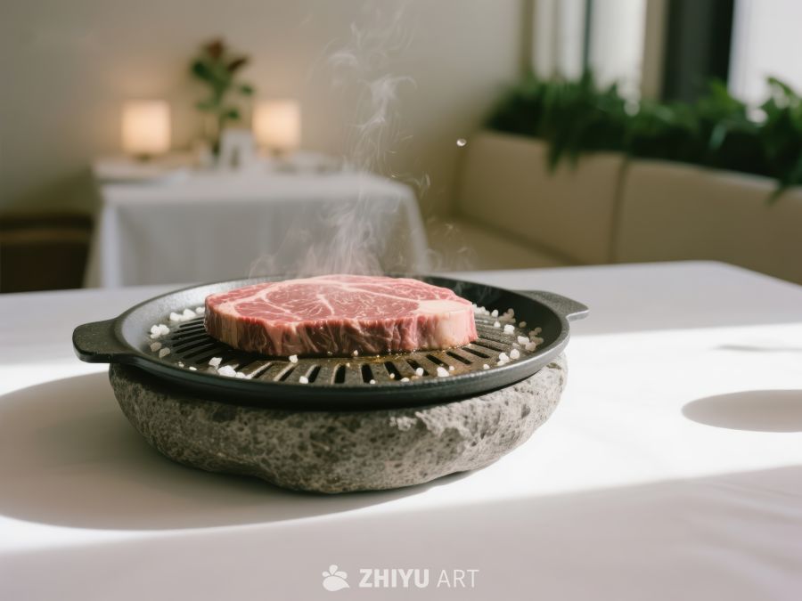 石锅烤制新鲜牛肉 668