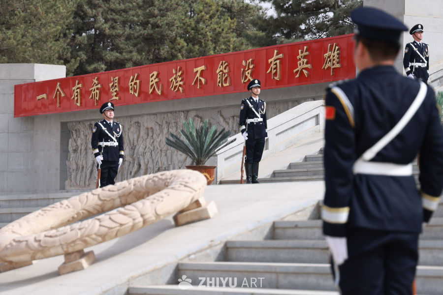 清明兰州烈士陵园公祭仪式 2
