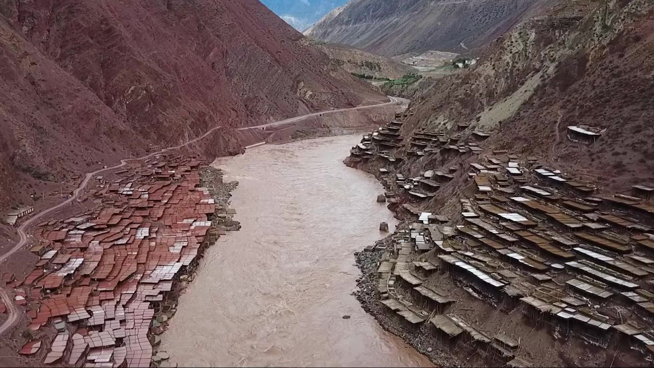 西藏，盐田