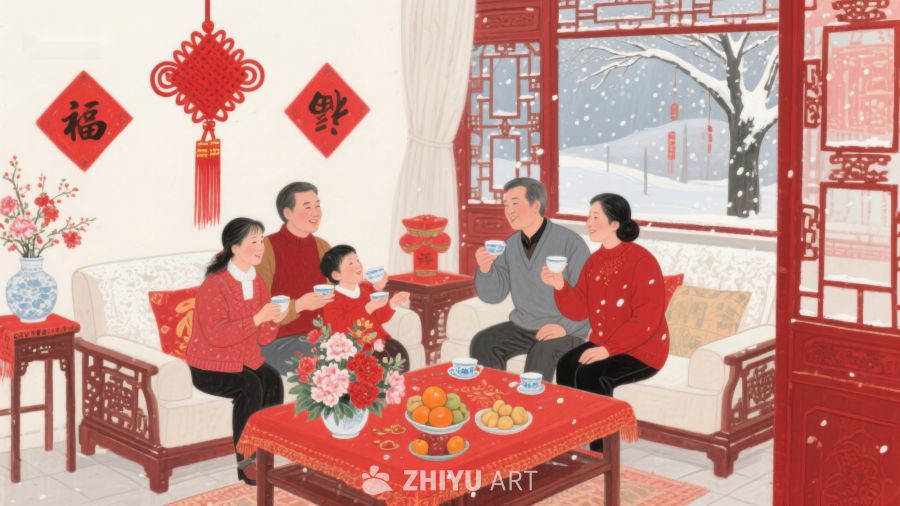 家庭欢聚共庆新年 54