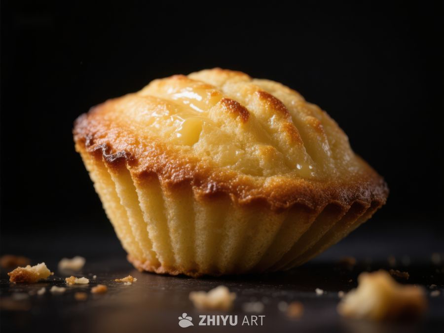 金黄酥脆的纸杯蛋糕
