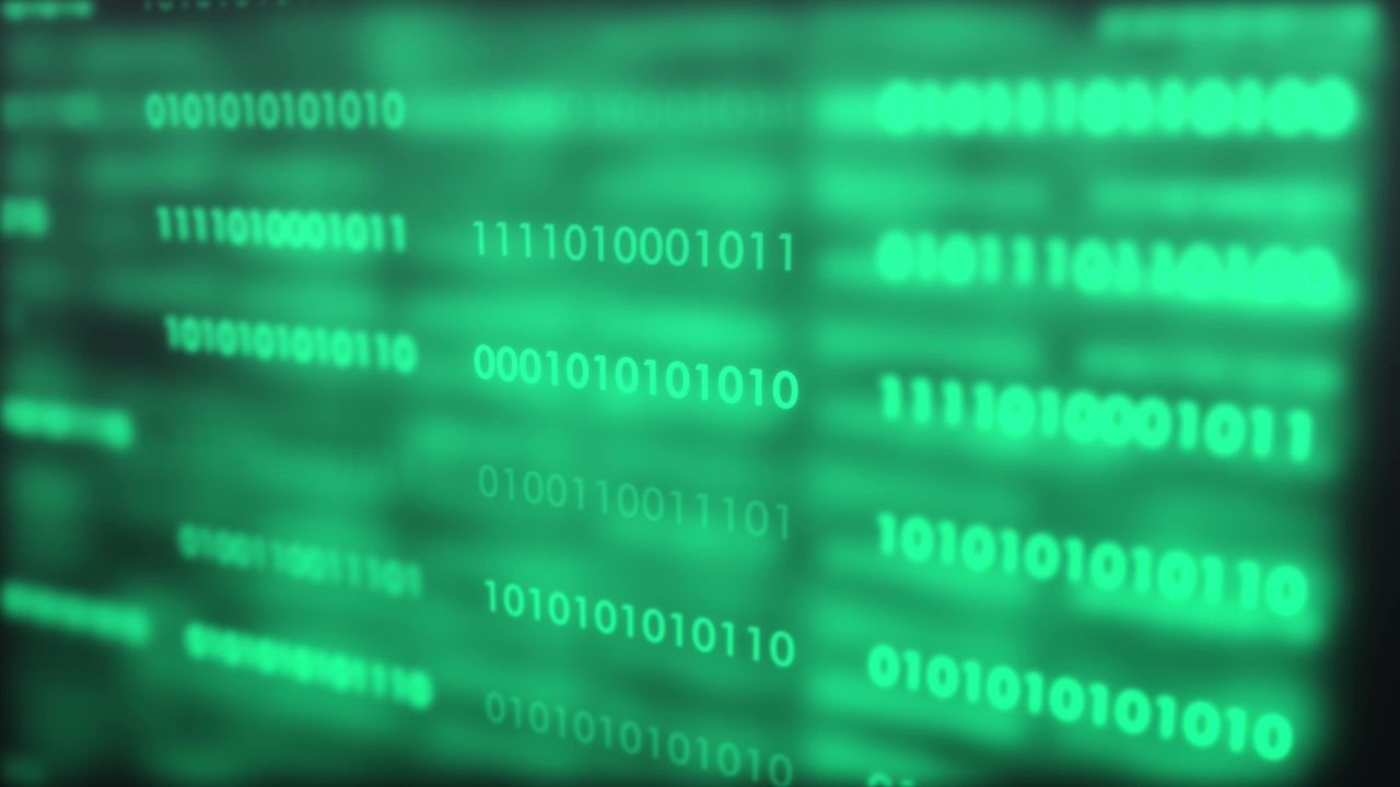 数字科技流动代码字母抽象互联网络金融视频素材 28