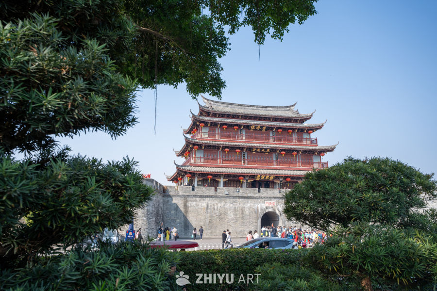 古色古香的城楼风光