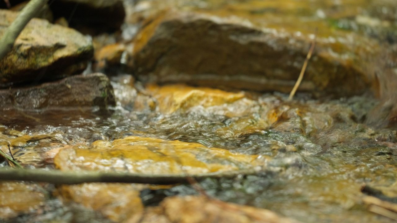 清澈山泉水温泉矿泉水小溪山涧 31