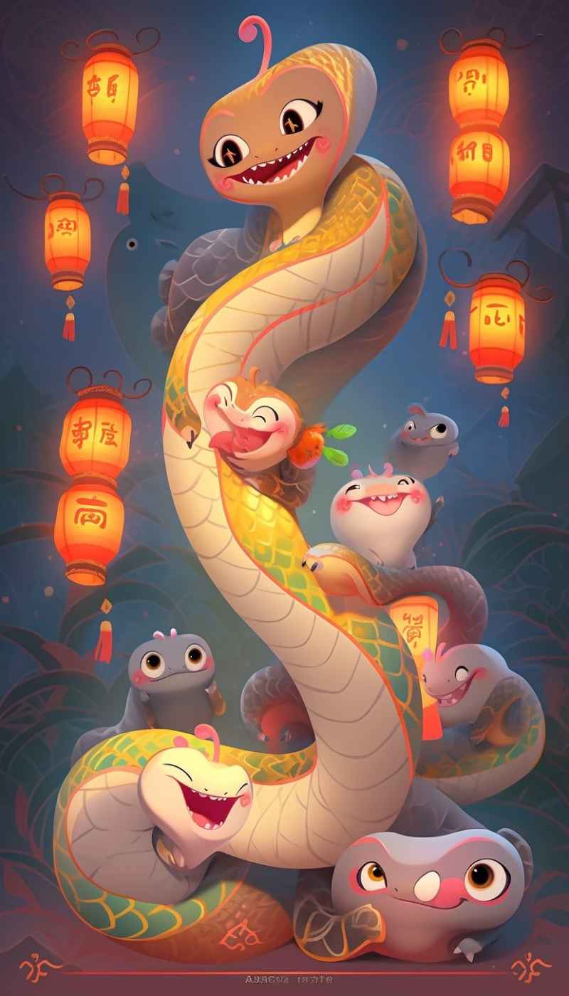 可爱的蛇