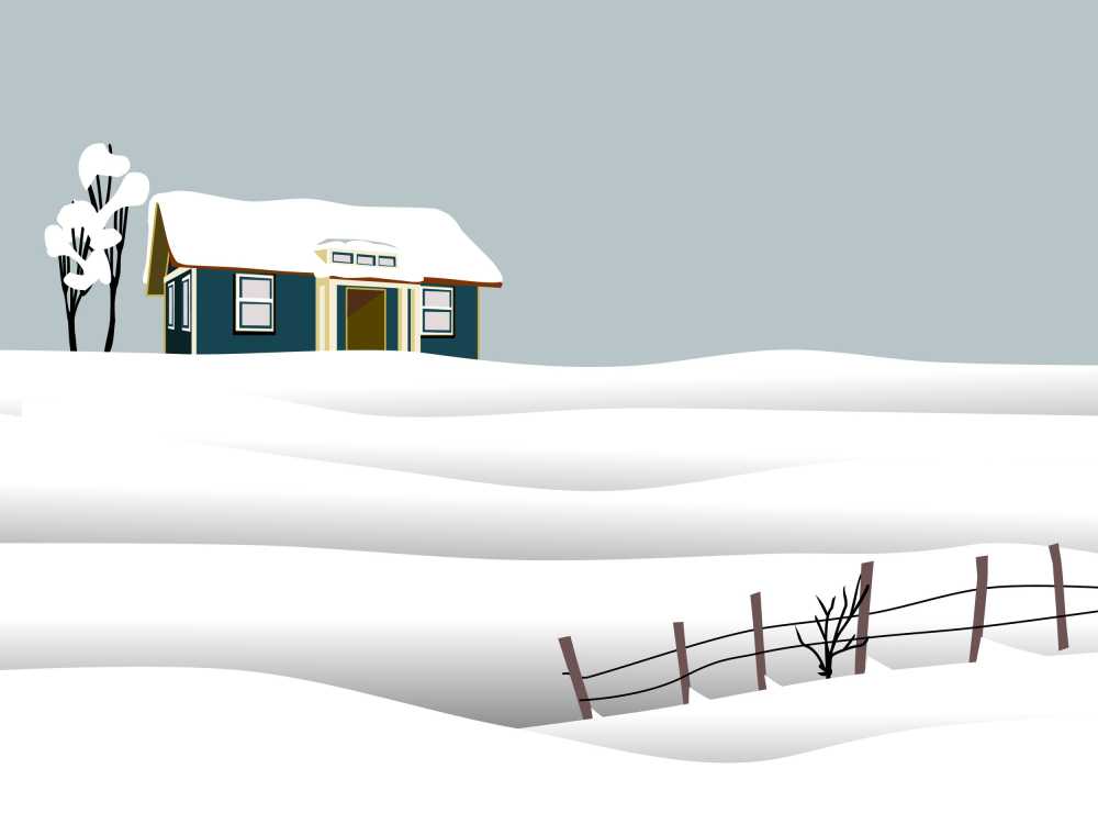 雪首页冬季冷农村景观
