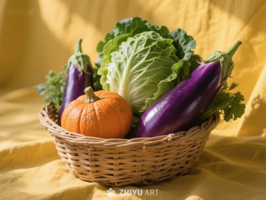 篮子里的蔬菜与南瓜 193