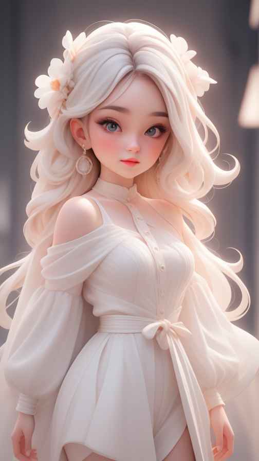 粉色女孩治愈系