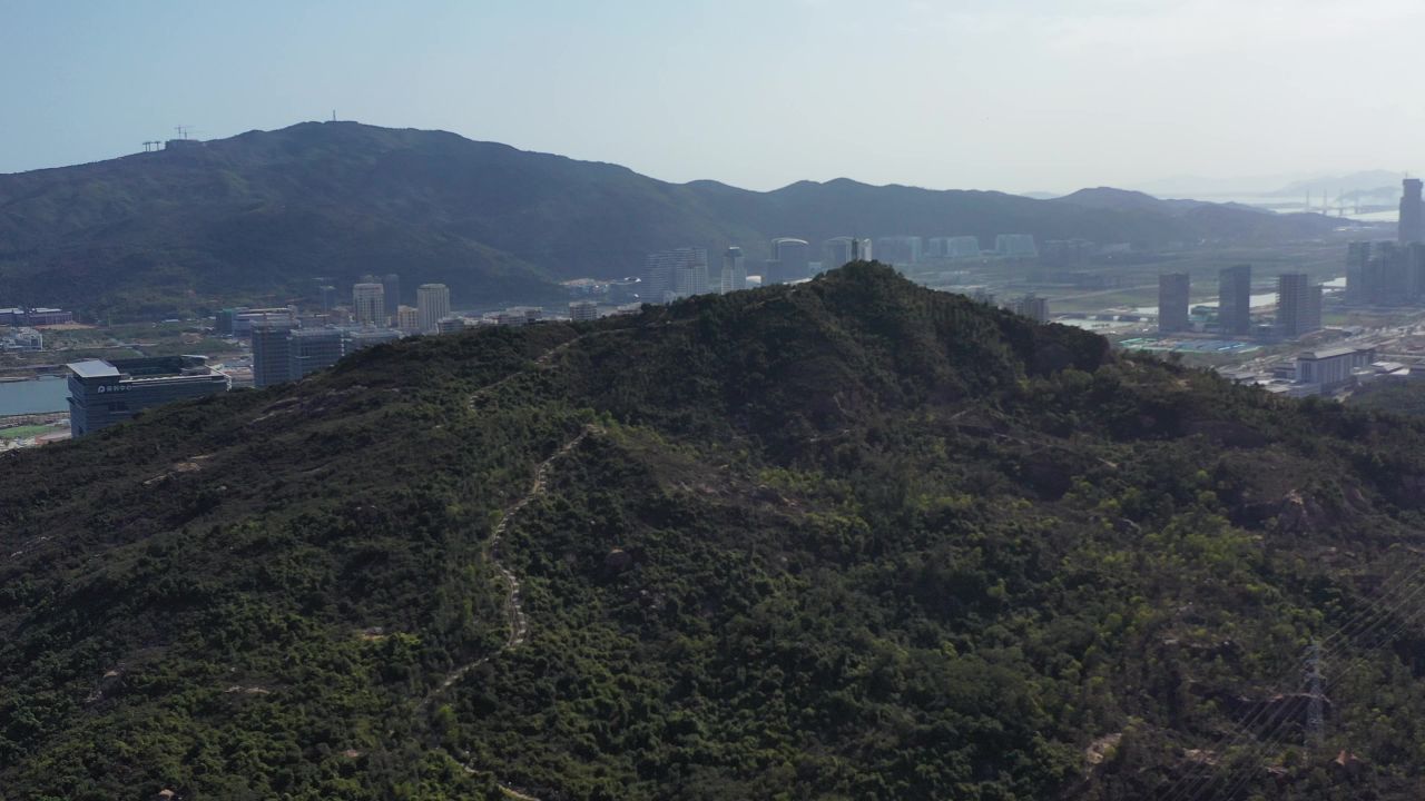 小横琴山湖航拍