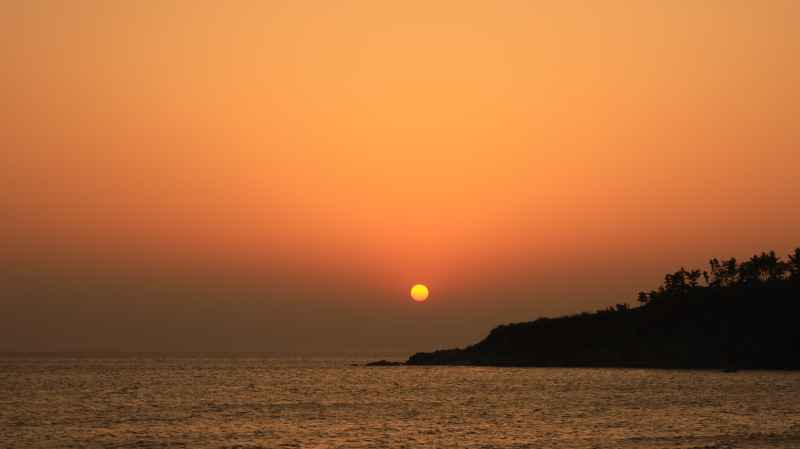 山东威海小石岛绝美夕阳 1