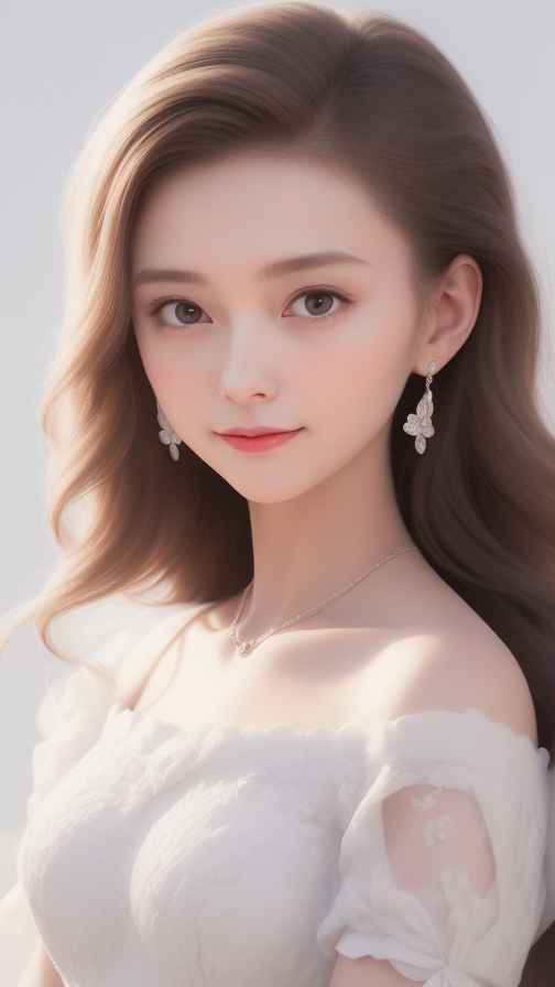 酷酷的白色衣服人像