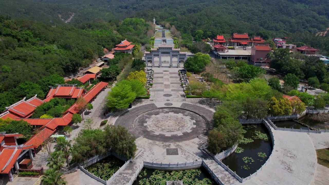航拍厦门北辰山景区