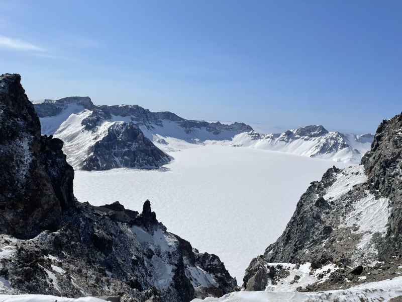 长白山主峰天池