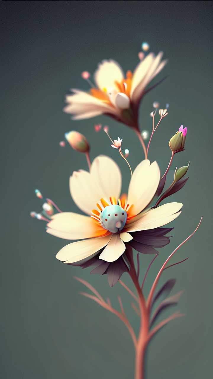 创意的花