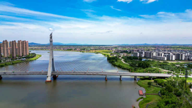 福建福州城市风光航拍摄影图