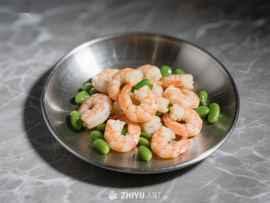 虾仁与毛豆的清新搭配 981