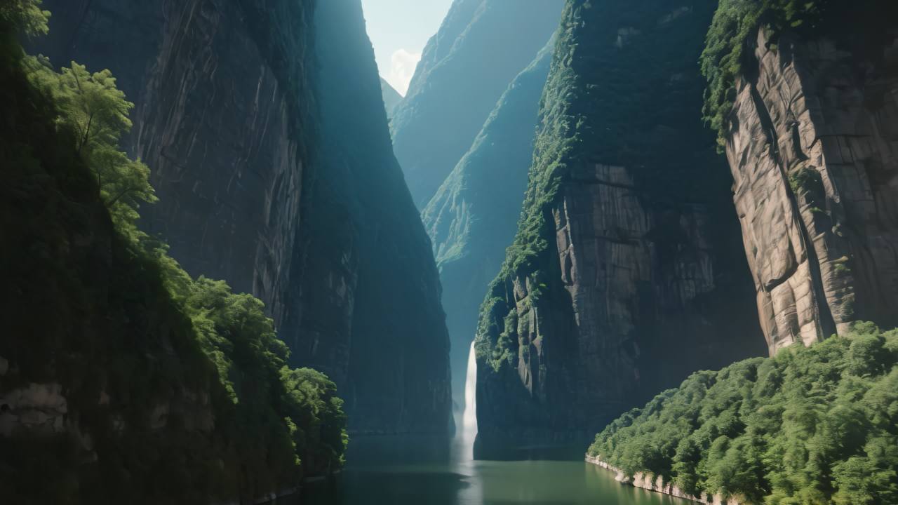 三峡大坝长江日出日落云海延时航拍 4