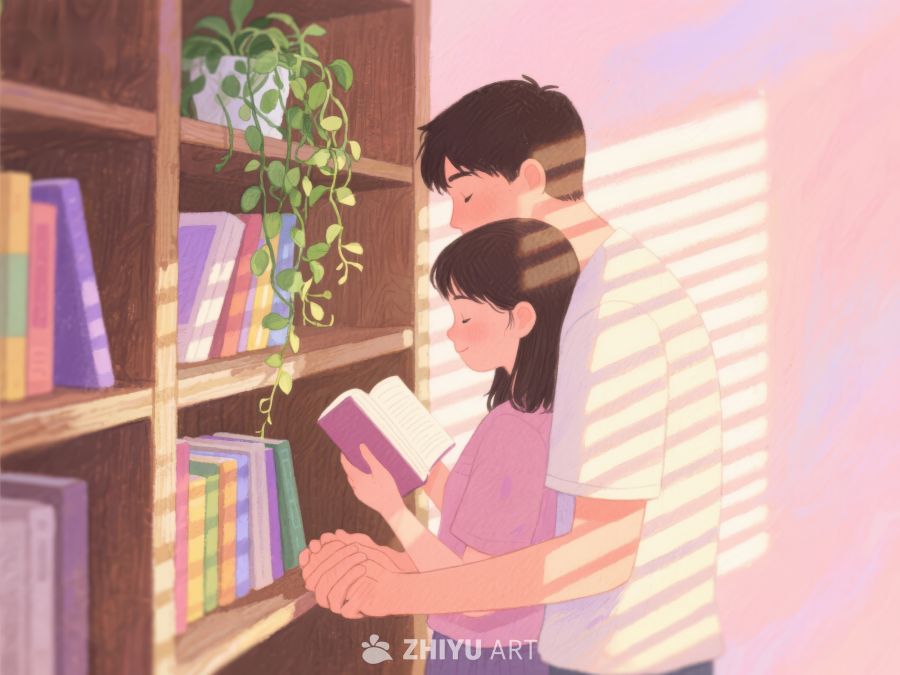 图书馆里的温馨阅读时光 671