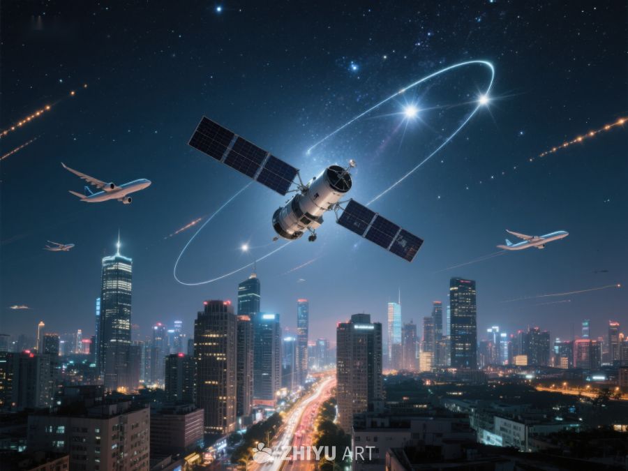 卫星夜空城市 134