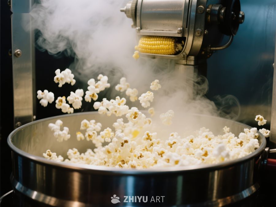 爆米花机弹出新鲜爆米花 5