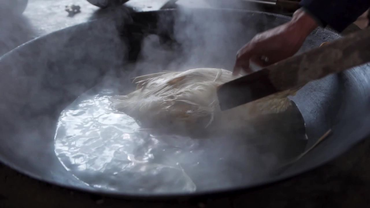 传统大锅烹饪