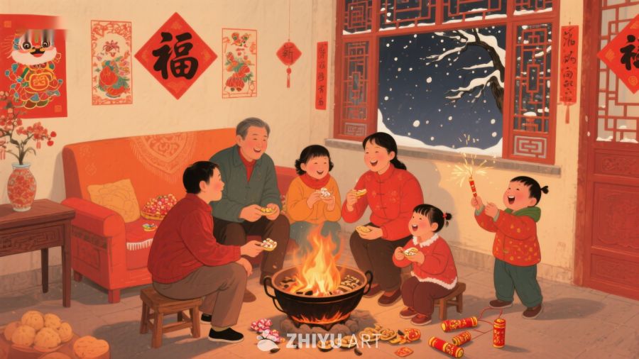 家庭围炉欢庆新年 543